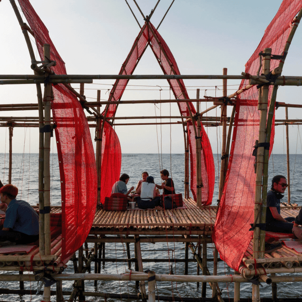 Angsila Oyster Scaffolding Pavilion by Chat Architects 1