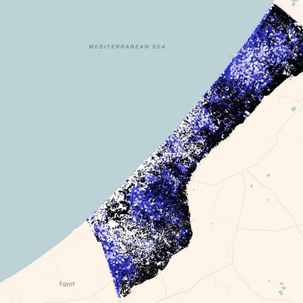 hero gaza destruction interactive map forensic architecture dezeen 2364 col 4