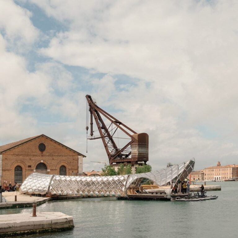 norman foster foundation porsche gateway venice waterway dezeen 2364 sq 14 852x852